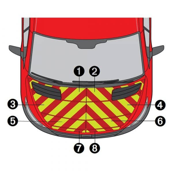Kit Jaune-Rouge AVT TOTAL+ARR TOTAL – MERCEDES Sprinter Pro H2 (2018) – Image 3